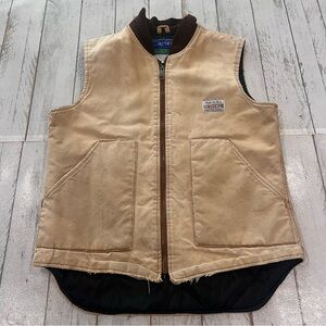 H.W. Carter and Sons workwear vest Made in USA Sz M